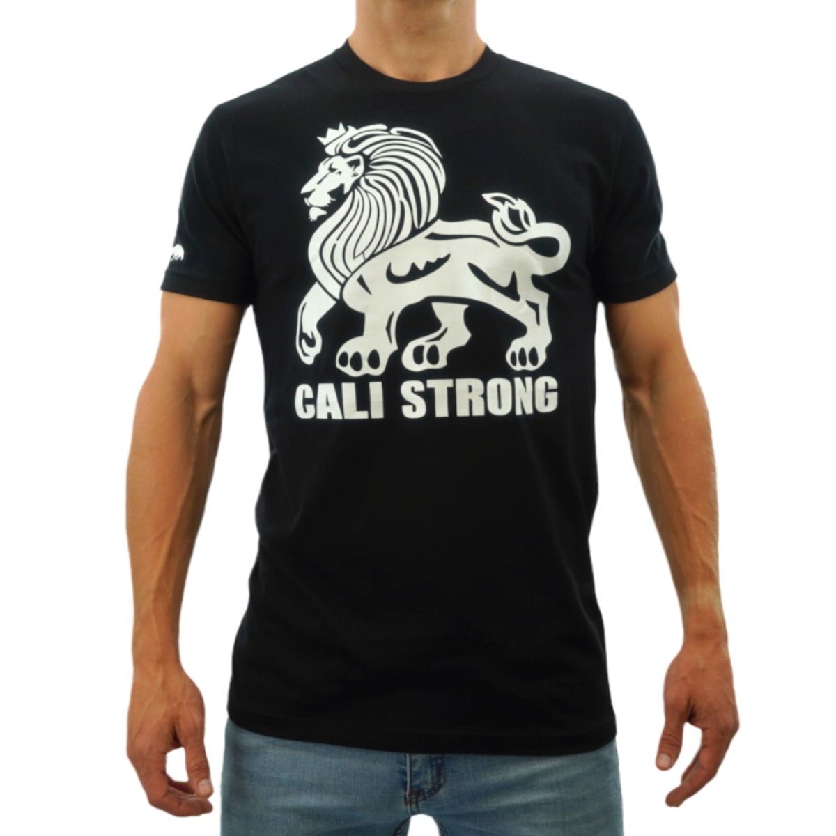 CALI Strong Lord Rasta Black T-Shirt Glow in the Dark - T-Shirt - Image 1 - CALI Strong