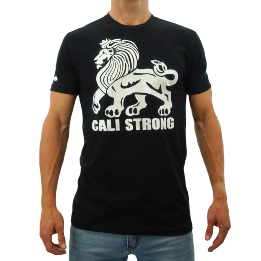 CALI Strong Lord Rasta Black T-Shirt Glow in the Dark - T-Shirt - Image 2 - CALI Strong