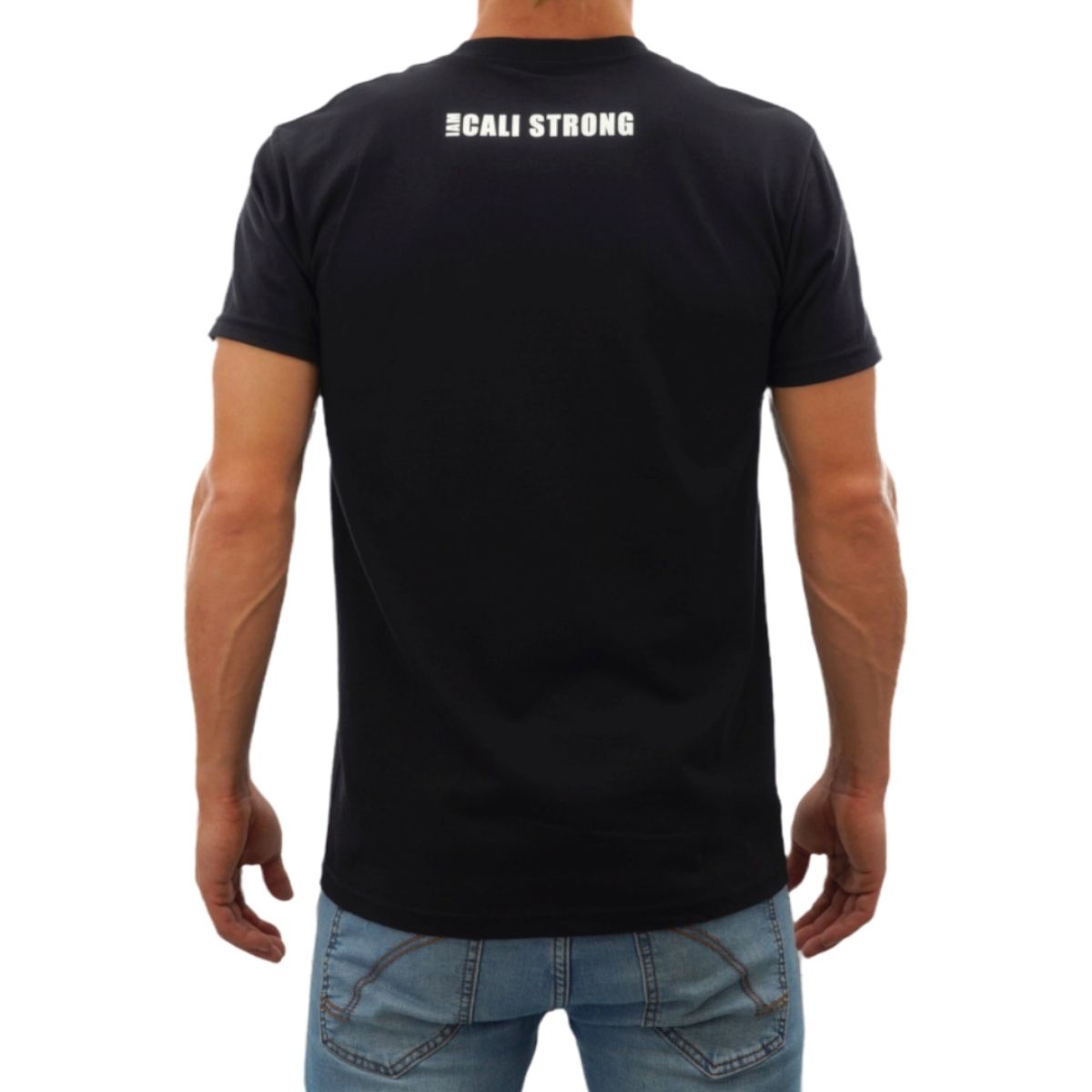CALI Strong Lord Rasta Black T-Shirt Glow in the Dark - T-Shirt - Image 3 - CALI Strong