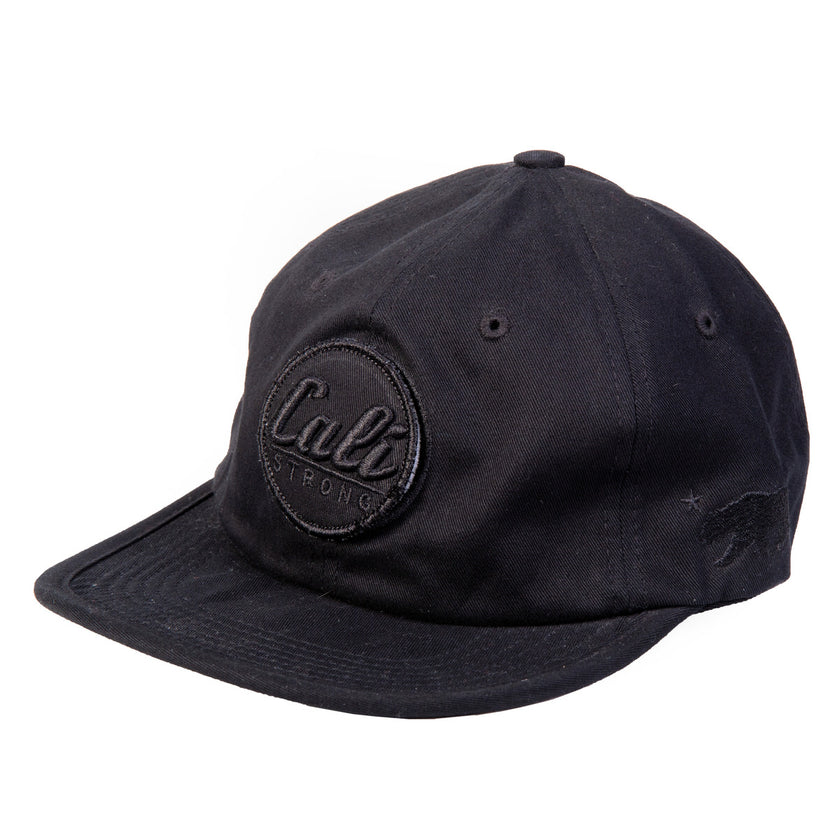 CALI Strong Classic Dad Hat Morale Patch Black - Headwear - Image 1 - CALI Strong