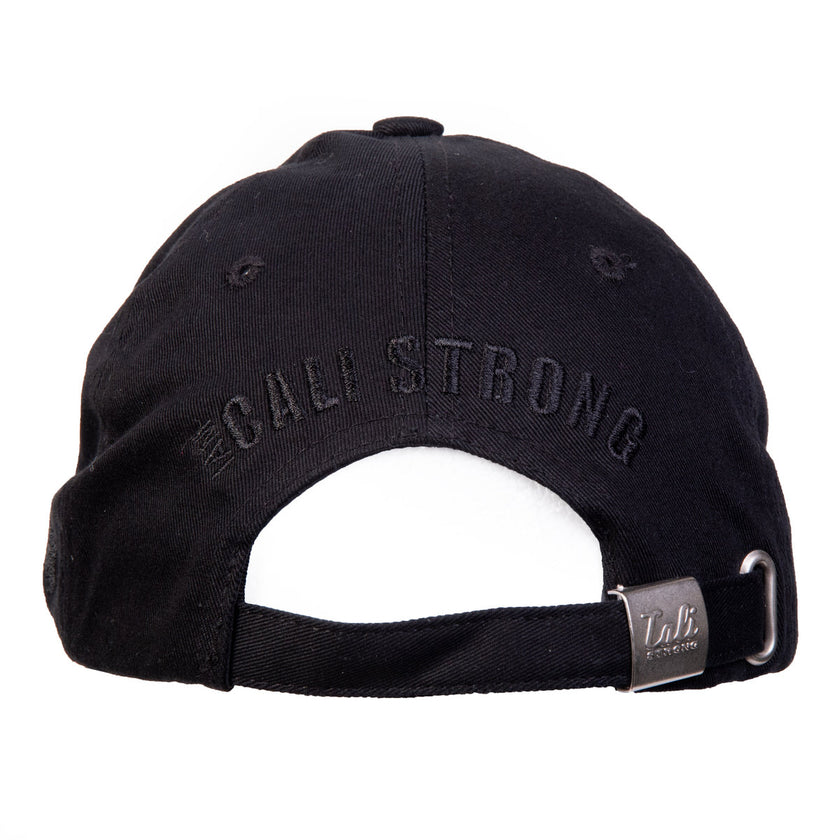 CALI Strong Classic Dad Hat Morale Patch Black - Headwear - Image 4 - CALI Strong