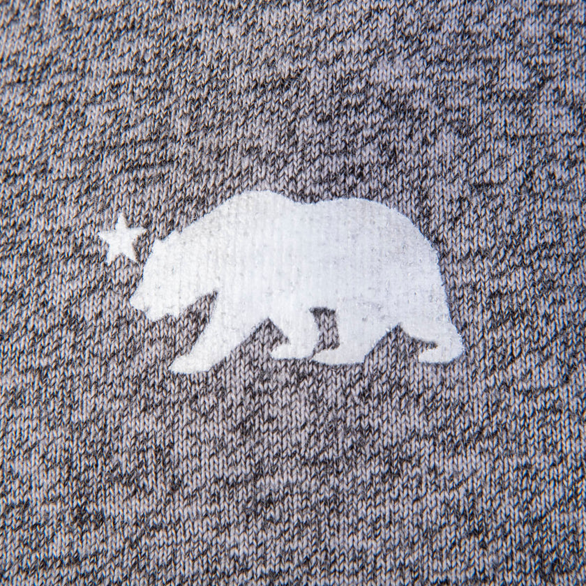 California Champion Performance Hooded T-shirt Gray Heather Glow in the Dark - T-Shirt - Image 10 - CALI Strong