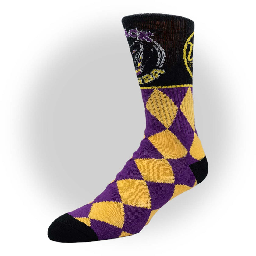 CALI Strong Black Mamba Athletic Crew Socks - Socks - Image 1 - CALI Strong