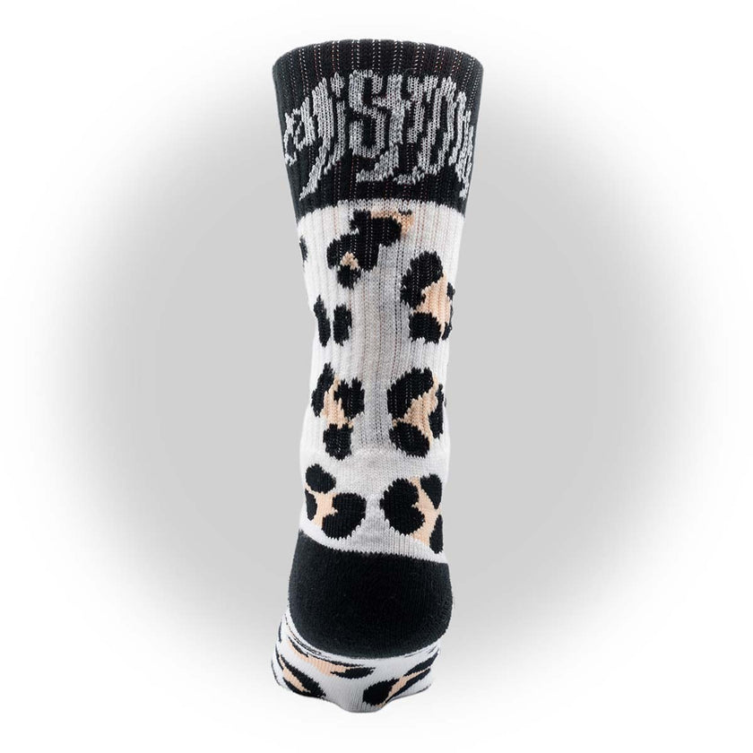 CALI Strong Leopard Athletic Crew Socks - Socks - Image 2 - CALI Strong