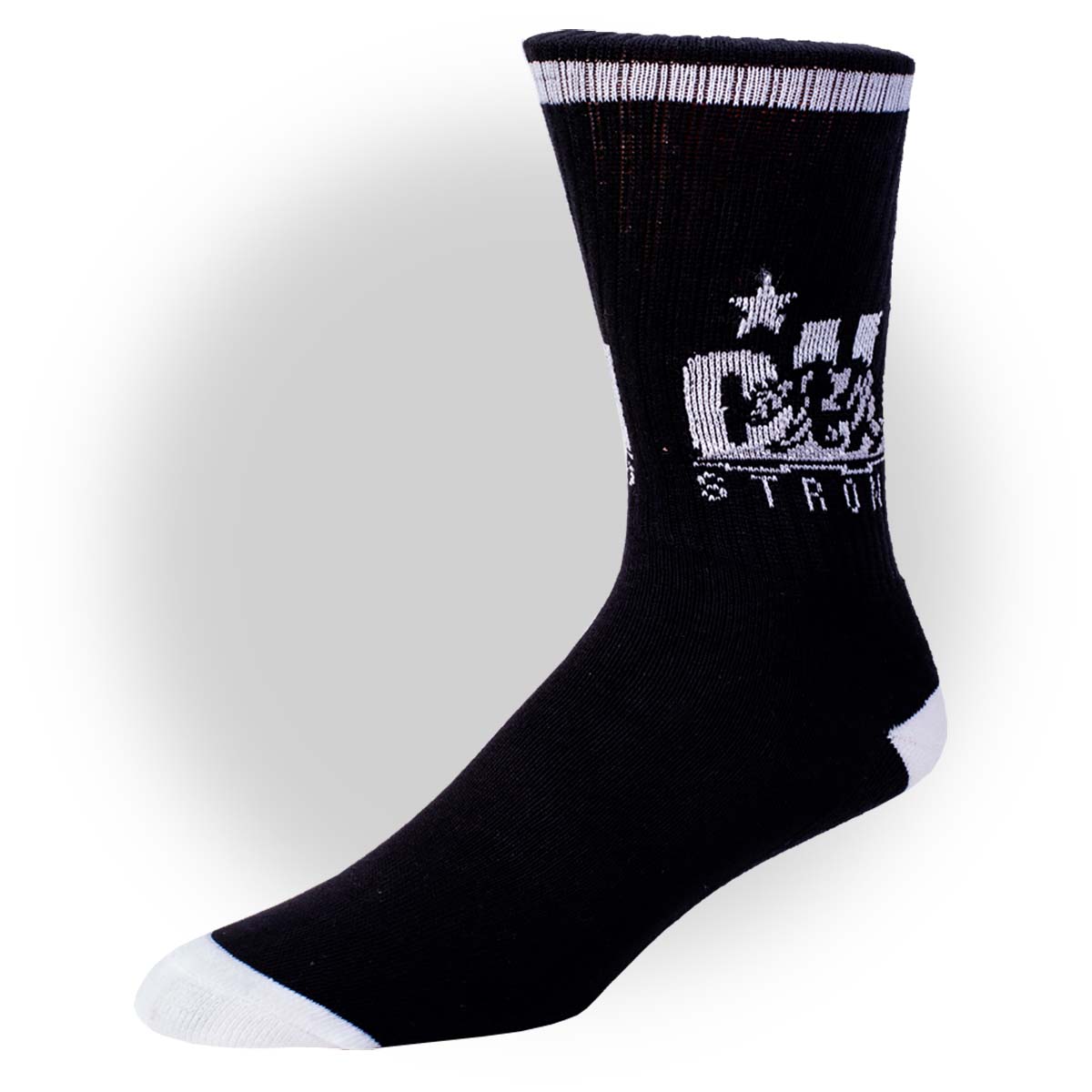 CALI Strong Original Athletic Crew Socks Glow in the Dark - Socks - Image 1 - CALI Strong