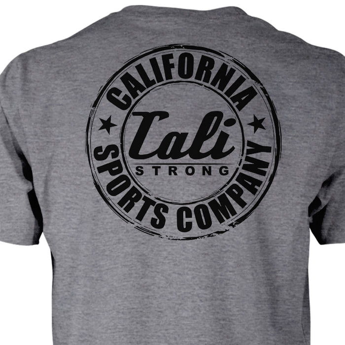 CALI Strong Classic T-shirt Heather Grey Black - T-Shirt - CALI Strong