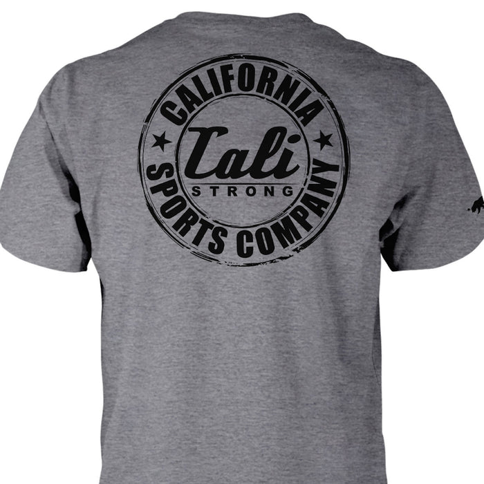 CALI Strong Classic T-shirt Heather Grey Black - T-Shirt - CALI Strong