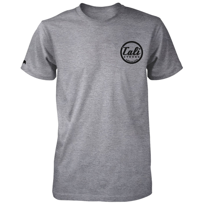 CALI Strong Classic T-shirt Heather Grey Black - T-Shirt - CALI Strong