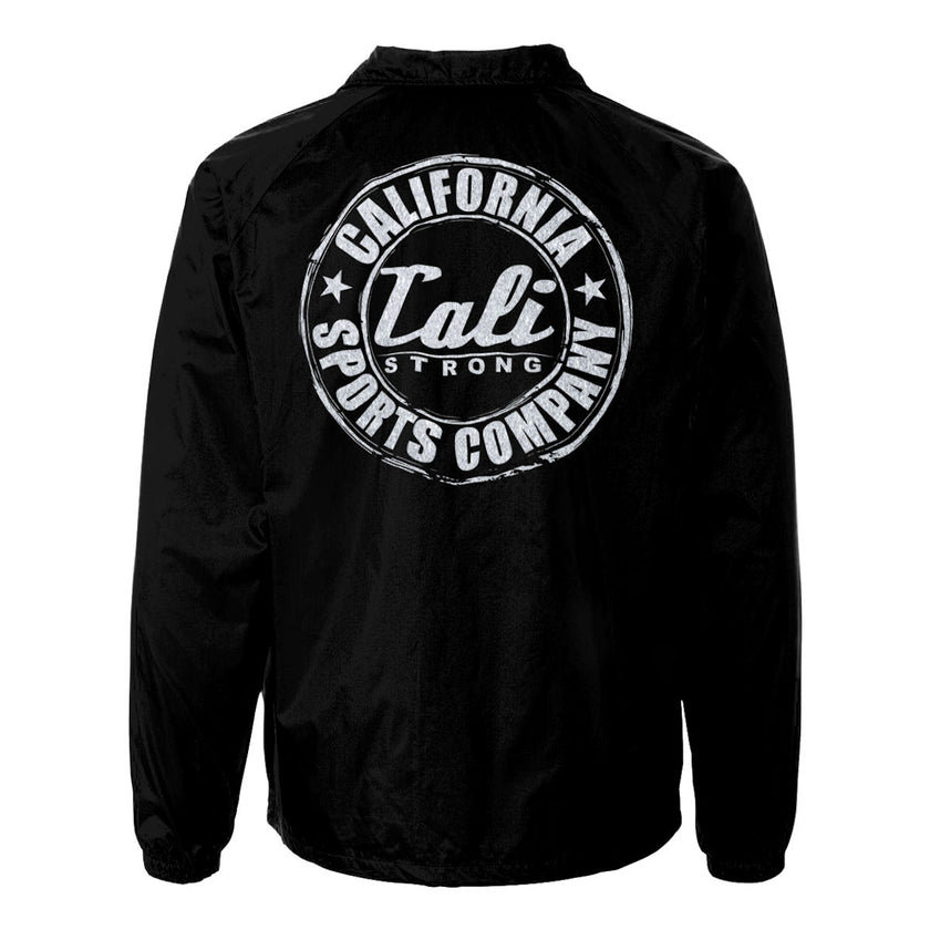 CALI Strong Coaches Jacket Black Metallic Silver - Jacket - Image 5 - CALI Strong