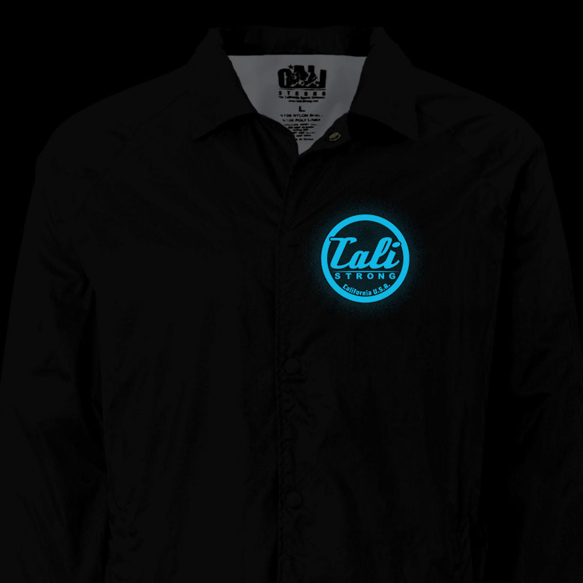 CALI Strong Coaches Jacket Black Glow in the Dark - Jacket - Image 5 - CALI Strong