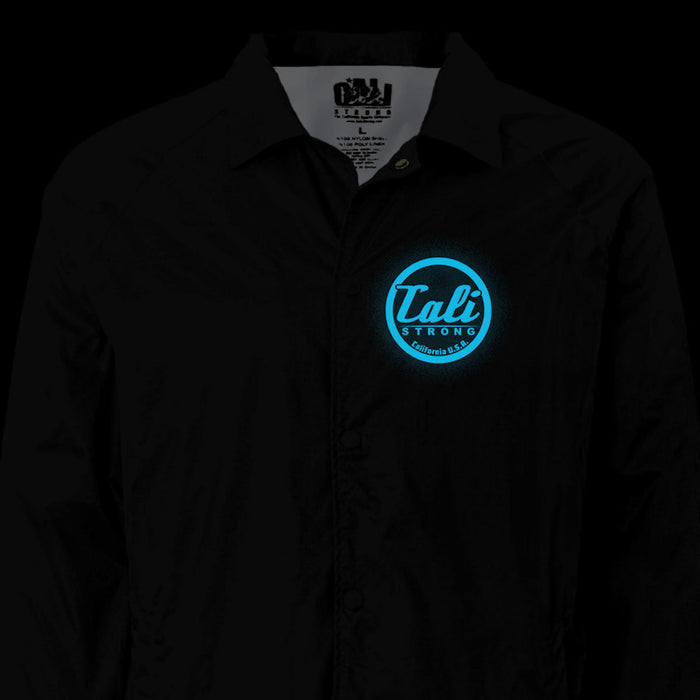 CALI Strong Coaches Jacket Black Glow in the Dark - Jacket - CALI Strong