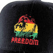 Freedom Rasta Flat Bill Snapback Cap - Headwear - Image 3 - CALI Strong