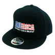 AMERICA How Big's Your Brave Flat Bill Snapback Cap - Headwear - Image 1 - CALI Strong