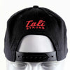 Mean Bear Flat Bill Snapback Black Cap - Headwear - Image 3 - CALI Strong