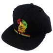 CALI Strong Triangle Lion Rasta Flat Bill Snapback Cap - Headwear - Image 1 - CALI Strong