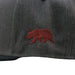 CALI Strong Car Logo Flat Bill Snapback Charcoal Heather Burgundy - Headwear - CALI Strong