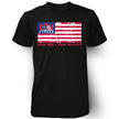 AMERICA How Big's Your Brave Black T-shirt - T-Shirt - Image 2 - CALI Strong