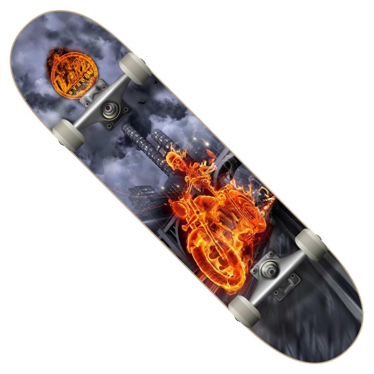 CALI Strong Flame Rider Skateboard Trick Complete - Trick Skateboard - Image 1 - CALI Strong