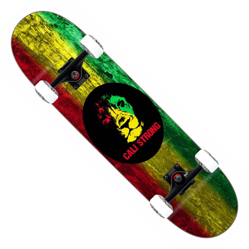 CALI Strong Triangle Rasta Skateboard Trick Complete - Trick Skateboard - Image 1 - CALI Strong