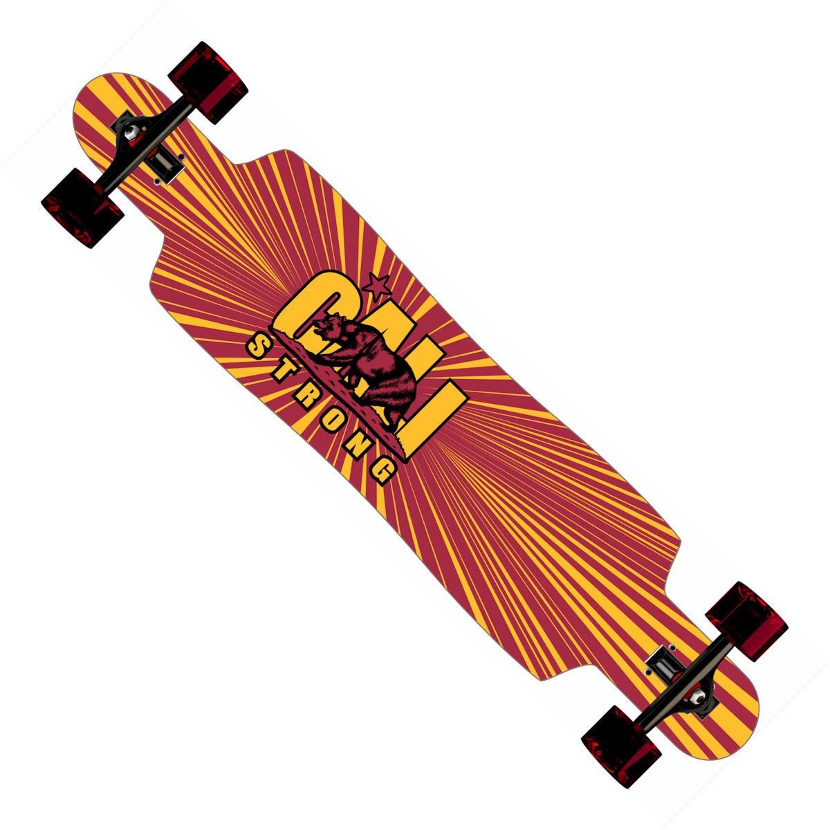 CALI Strong Original Trojan Longboard Drop Through Complete - Longboard Drop Through - Image 1 - CALI Strong