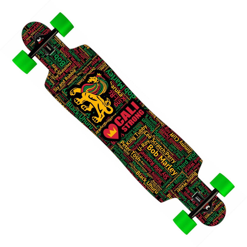 CALI Strong Kings of Reggae Longboard Drop Through Complete - Longboard Drop Through - Image 1 - CALI Strong