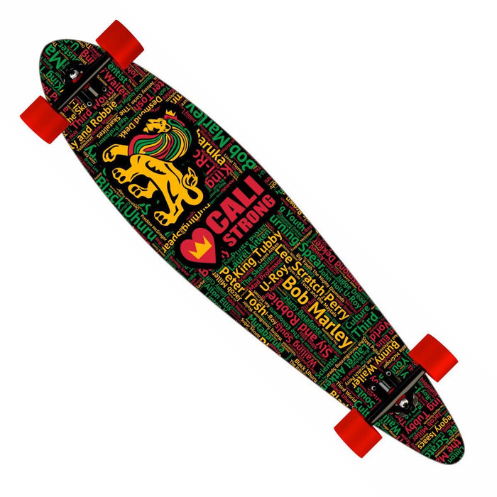 AH Kings of Reggae Longboard Pintail Complete 9.25" x 39.25" - Pintail Longboard - CALI Strong