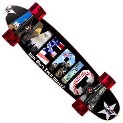 AMERICA How Big's Your Brave Mini Cruiser Throwback Complete - Cruiser Mini Throwback - Image 1 - CALI Strong