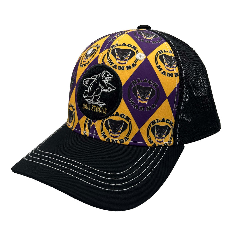 CALI Strong Black Mamba Tactical Trucker Hat Morale Patch - Headwear - Image 2 - CALI Strong