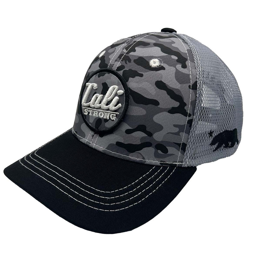Cali Strong CALI Strong Urban Camo Tactical Trucker Hat Morale Patch