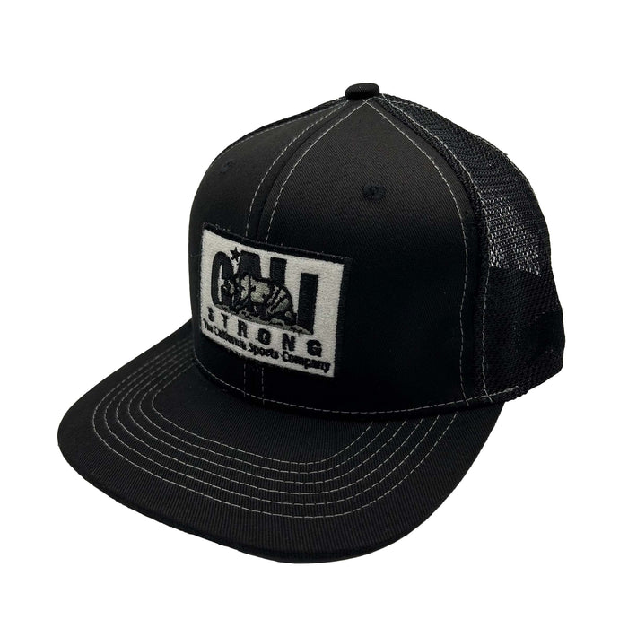 CALI Strong Original Tactical Trucker Hat Flat Bill Morale Patch Trojan - Headwear - CALI Strong