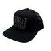 CALI Strong Original Tactical Trucker Hat Flat Bill Morale Patch Black Dark Grey - Headwear - CALI Strong