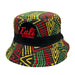 CALI Strong Lord Rasta Reversible Bucket Hat Tactical Morale Patch - Bucket Hat - CALI Strong