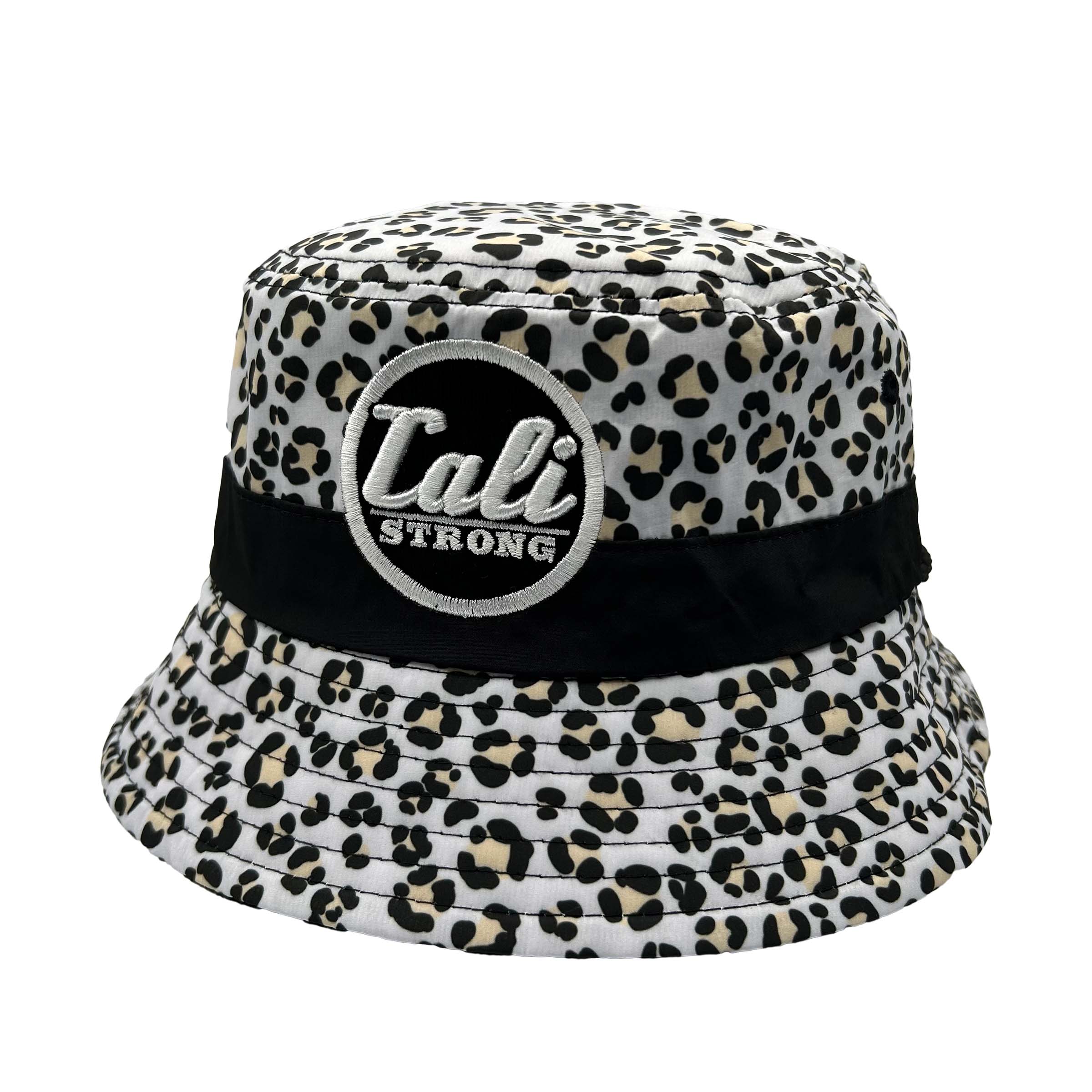 CALI Strong Leopard Reversible Black Bucket Hat Tactical Morale Patch - Bucket Hat - Image 3 - CALI Strong