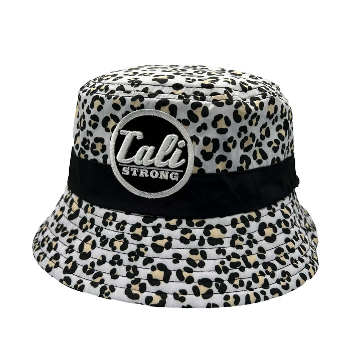 CALI Strong Cheetah Reversible Bucket Hat Tactical Morale Patch - Bucket Hat - CALI Strong