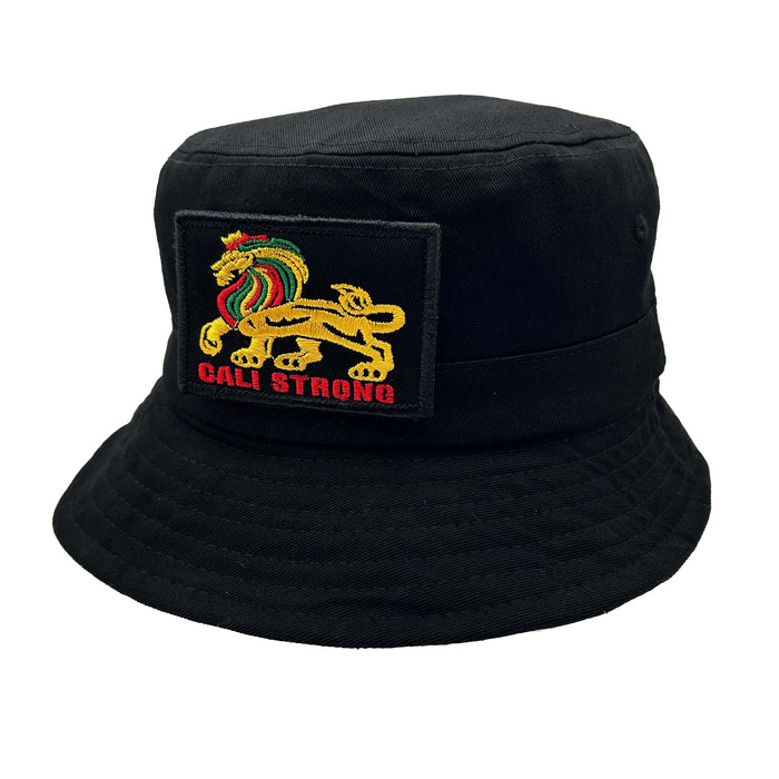 CALI Strong Lord Rasta Reversible Bucket Hat Tactical Morale Patch White - Bucket Hat - CALI Strong