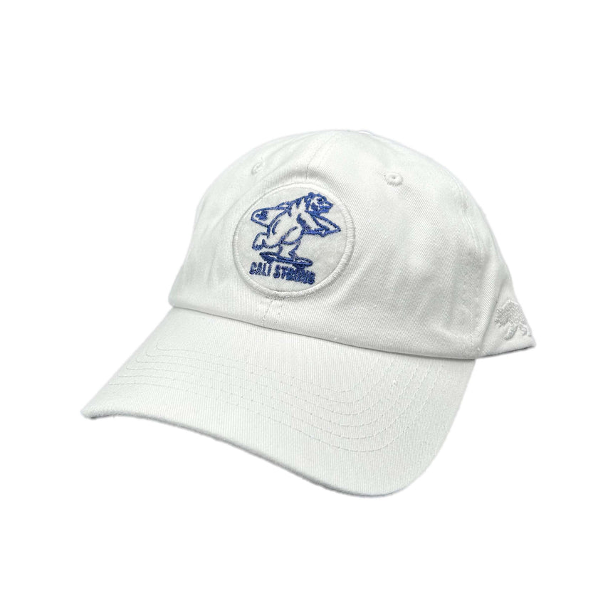 CALI Strong Classic Dad Hat Morale Patch White - Headwear - Image 2 - CALI Strong