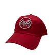 CALI Strong Classic Nylon Dad Hat Burgundy Silver - Headwear - Image 1 - CALI Strong