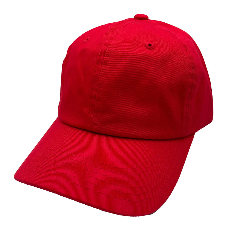 I am CALI Strong Dad Hat Red Black - Headwear - Image 1 - CALI Strong