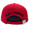 I am CALI Strong Dad Hat Red Black - Headwear - Image 2 - CALI Strong