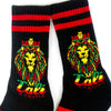 CALI Strong King Rasta Athletic Crew Socks - Socks - Image 3 - CALI Strong