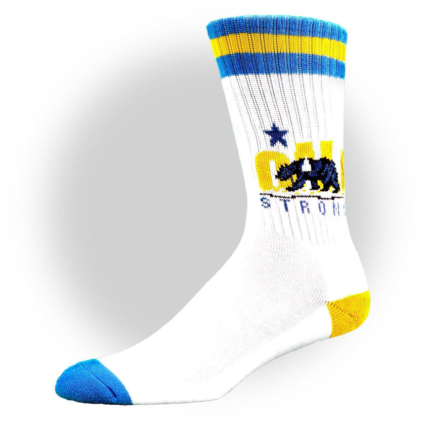 CALI Strong Original Bruin Athletic Crew Socks - Socks - Image 1 - CALI Strong