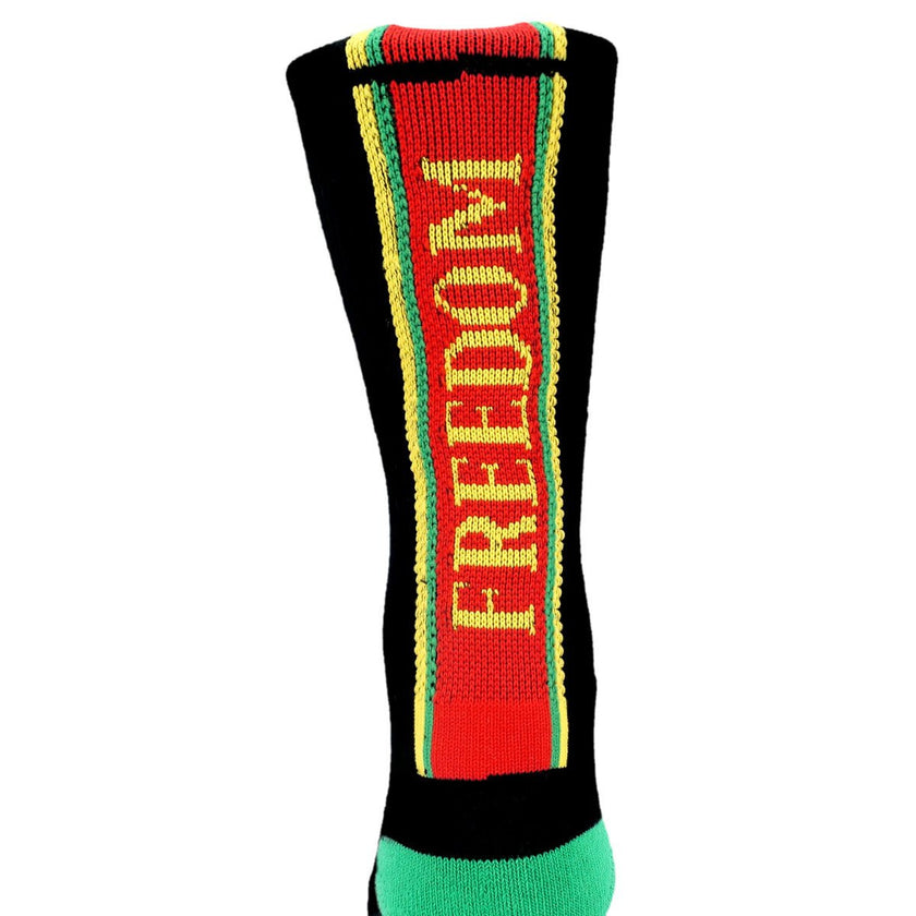 CALI Strong Triangle Rasta Athletic Crew Socks - Socks - Image 3 - CALI Strong