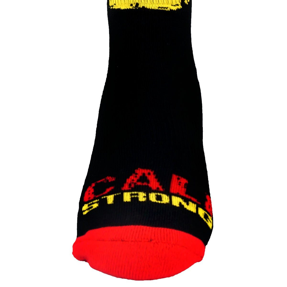 CALI Strong Triangle Rasta Athletic Crew Socks - Socks - Image 4 - CALI Strong