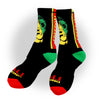 CALI Strong Triangle Rasta Athletic Crew Socks - Socks - Image 5 - CALI Strong