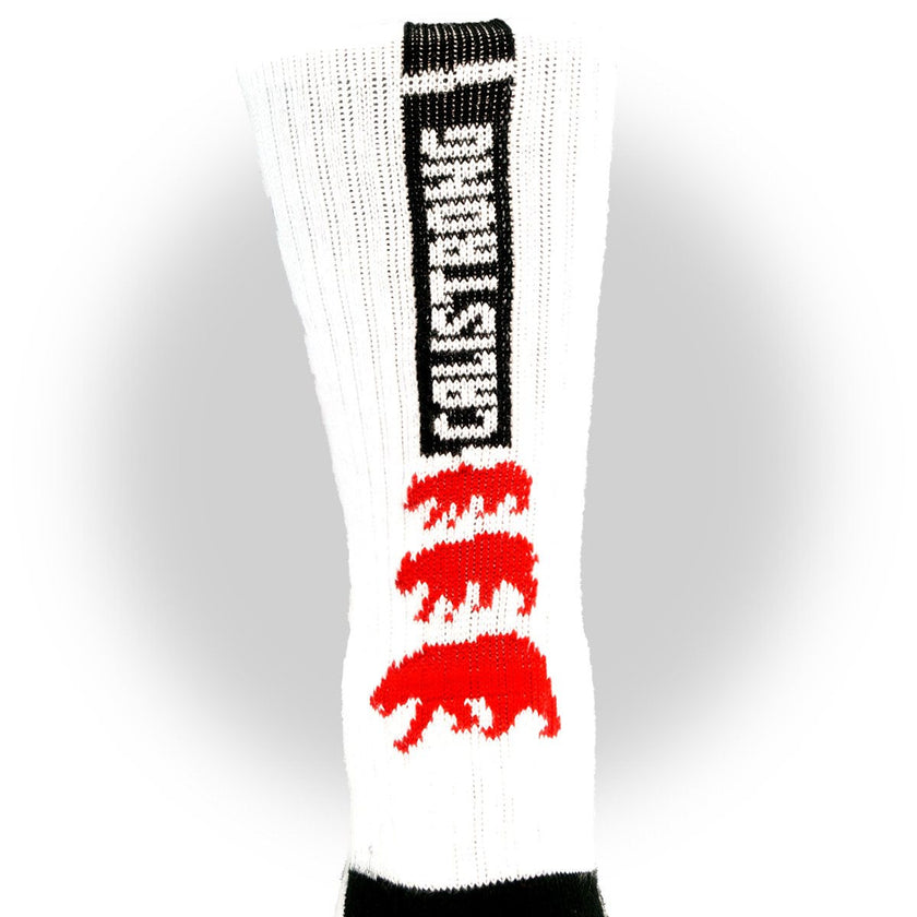 CALI Strong Mean Bear Athletic Crew Socks - Socks - Image 3 - CALI Strong
