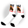 CALI Strong Mean Bear Athletic Crew Socks - Socks - Image 4 - CALI Strong