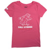 CALI Strong Boarding Bear Glow In the Dark T-shirt Hot Pink Kids - T-Shirt - Image 2 - CALI Strong