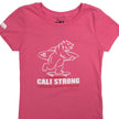 CALI Strong Boarding Bear Glow In the Dark T-shirt Hot Pink Kids - T-Shirt - Image 1 - CALI Strong