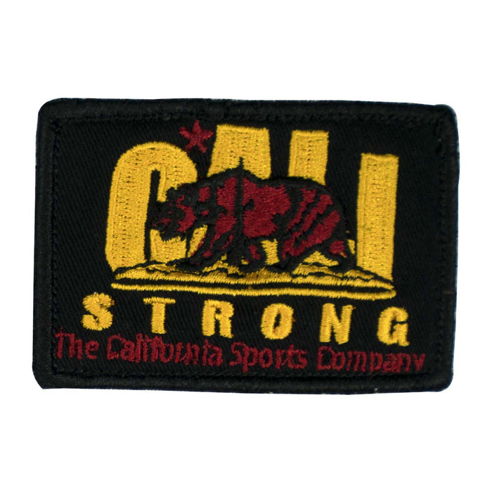 CALI Strong Original Red Embroidered Hook-and-Loop Morale Patch - Patches - CALI Strong