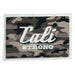 CALI Strong Urban Camo Grey Sublimated Embroidered Hook-and-Loop Morale Patch - Patches - CALI Strong